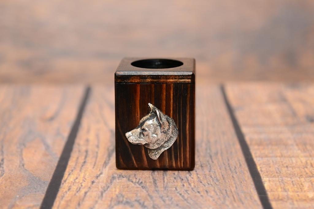 Shiba Inu, Japanese Small Size Dog – Wooden candle holder with a dog, a unique souvenir after losing a dog | Art-Dog