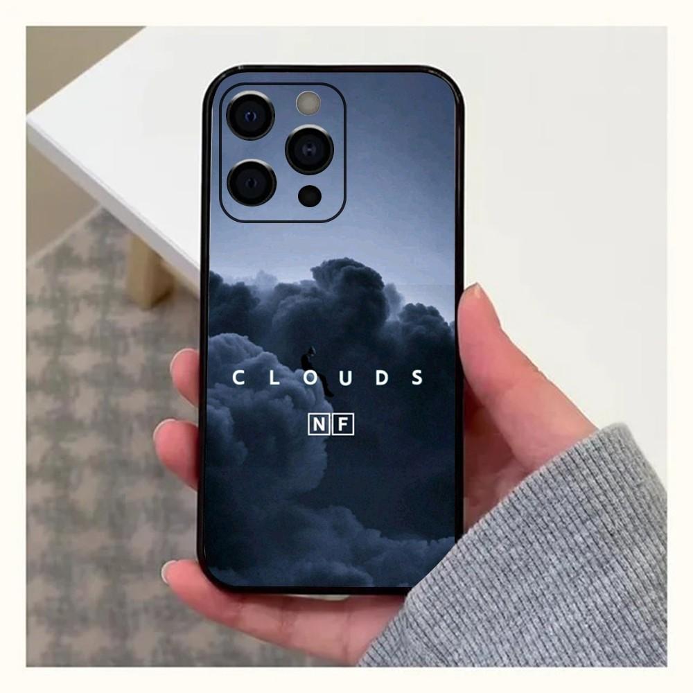 N-NF Rapper Phone Case For Apple iPhone 15,14,13,12,11,Pro,X,XS,Max,XR,Plus,Mini Soft Black Cover