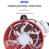 Explosion-Proof Axial Flow Fan: Powerful, Silent, High-Temperature Resistant, Industrial Dust Removal, and Ventilation Equipment.