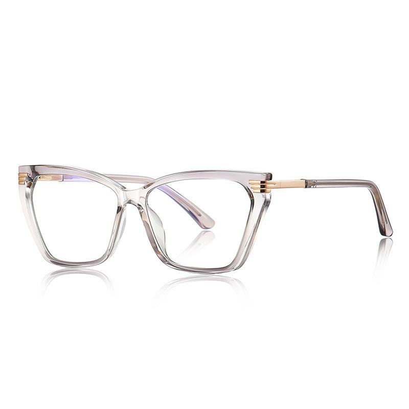 Cat Eye Blue Light Blocking Glasses Women TR90 Anti Ray Eyeglasses Transparent Fashion Eyewear Frame for Woman
