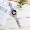 Glitter Band for Samsung Galaxy Watch7/Watch6/Watch6 Classic/Watch5/Watch5 Pro/Watch4/Watch4 Classic Leather Coated Silicone Strap