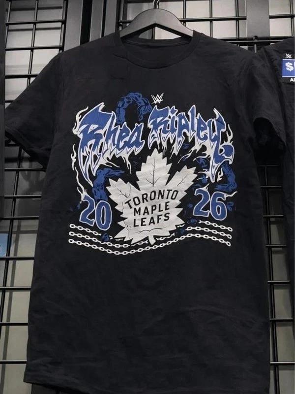 Rhea Ripley x Toronto Maple Leaf Collab 2026 T-shirt XL