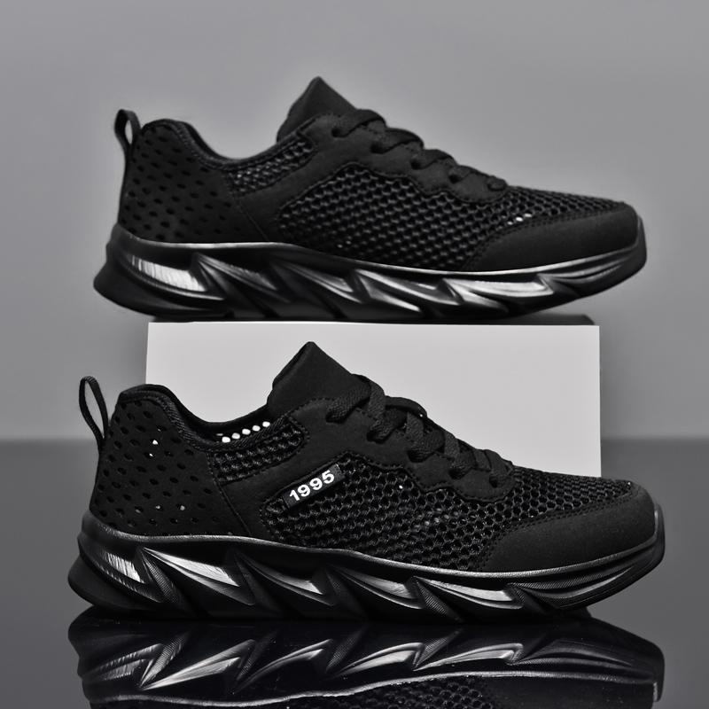 Мужские кроссовки Мужская обувь Повседневная сетчатая дышащая мужская обувь Тренажерный — фото 4