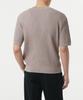 MUSINSA STANDARD Crochet Crew Neck Short Sleeve Knit [Mushroom]