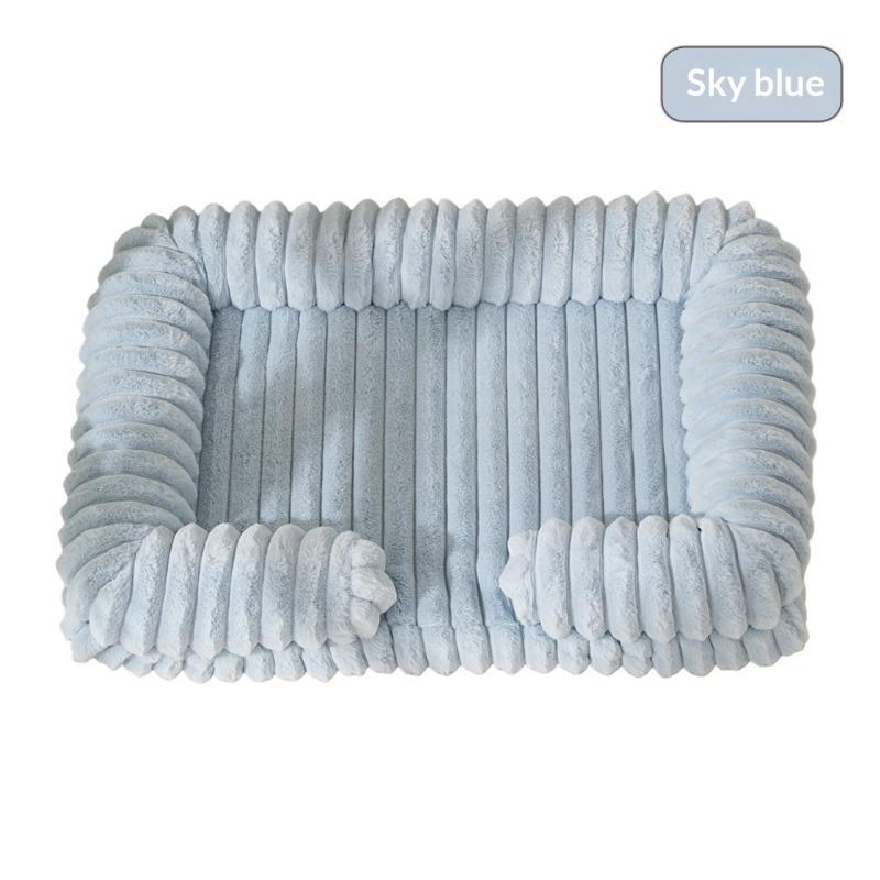 New Large Dog Bed - Winter Warm Pet Mat with Thick Padding Waterproof Dog Cat Bed for Big Breeds Durable Washable Pet Cushion