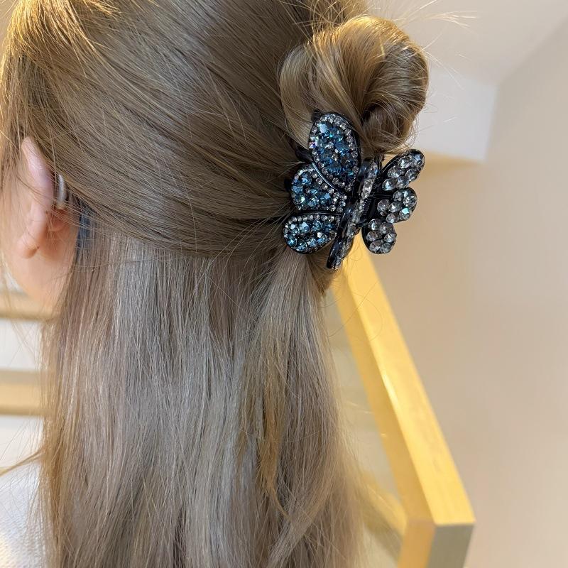 Super Shiny Rhinestone Hairpin, Korean New Style Hair Accessories, Luxurious Ponytail Clip, Medium Size Hair Claw