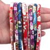 5Yards 6mm Round Cotton Cords Colorful Festive Ethnic Style Rope For Jewelry Making DIY Crafts Clothing Sewing Bracelet Supplies