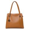 Qian Dian Women's 2025 Fashion Genuine Leather Large Capacity Cowhide Shoulder Crossbody Bag