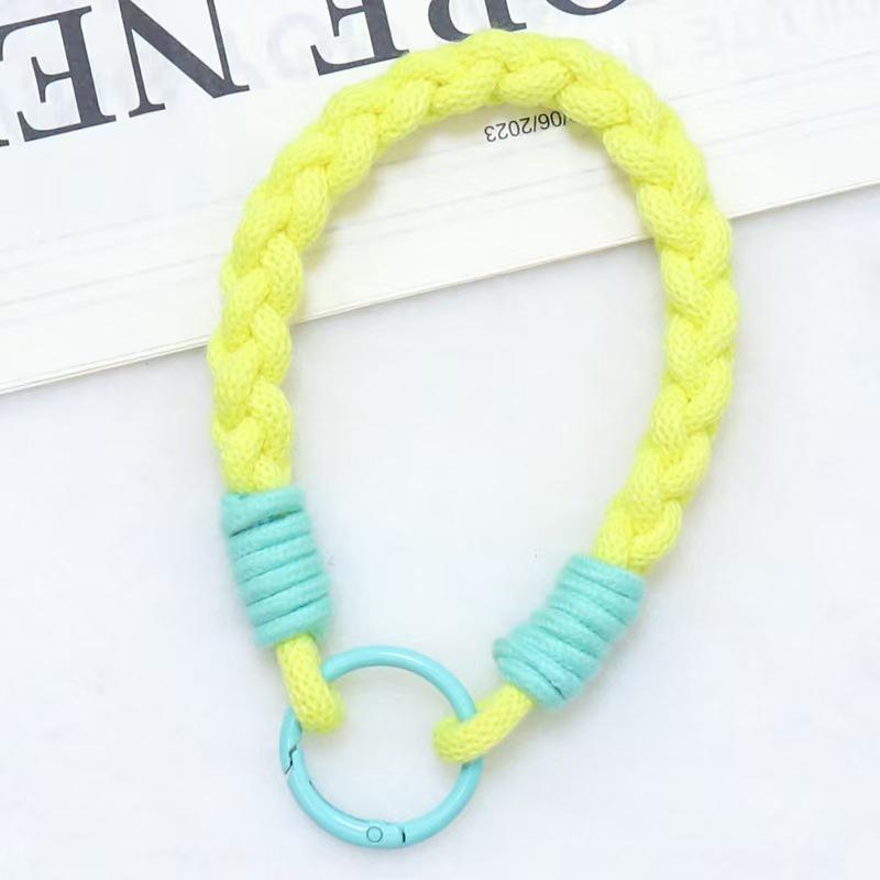 Durable Woven Wrist Phone Lanyard – Universal Short Twist Design