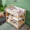 [Nattou] Baby Changing Table with Storage Shelf & Casters - 84x64x95cm
