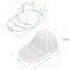 Double Detachable Baseball Cap Washing Frame,Anti-deformation Laundry Hat Protector,Reusable Cap Cleaning Support Rack
