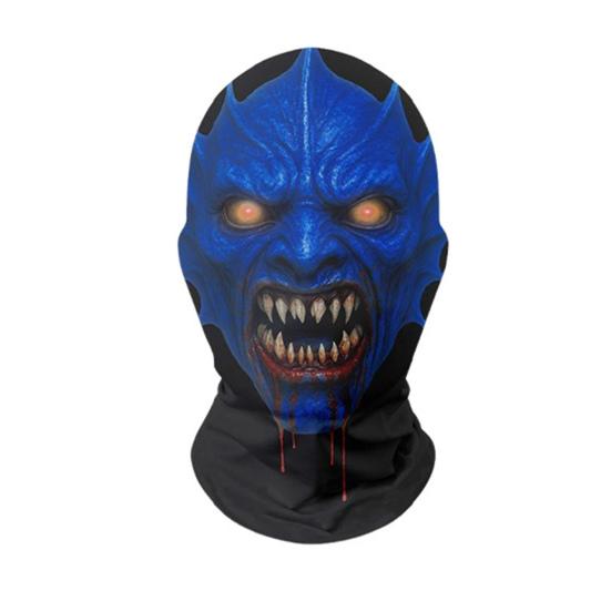 Horror Halloween Masque Adults Scary Full Head Hood Prop for Halloween Party Cosplay Costume Role Playing Accessory