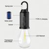 Tent Lamp Portable LED Camping Light Super Bright Flicker Free Waterproof Rechargeable Emergency Light Bulb Solar Lantern