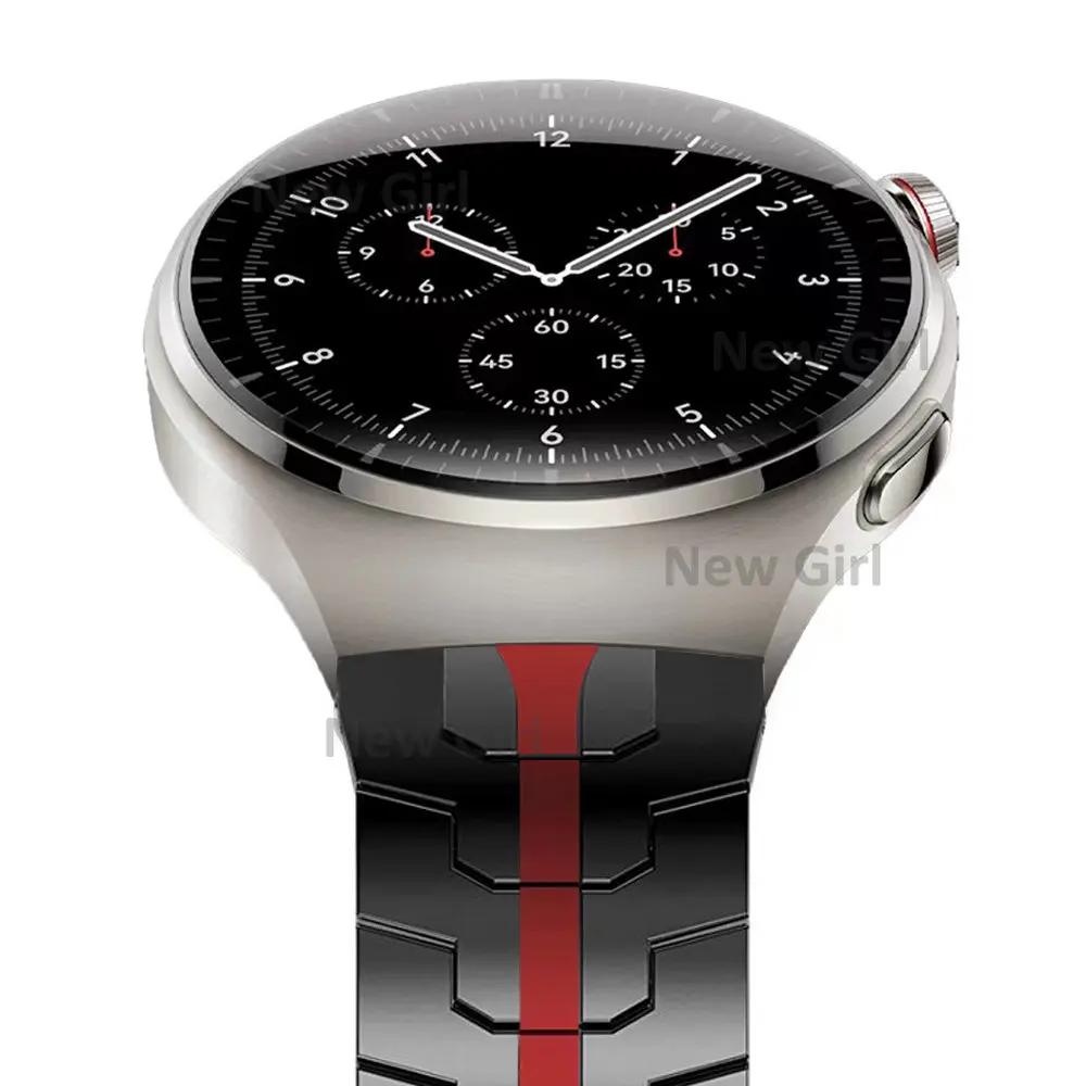 20 22mm Luxury Stainless Steel Strap For Huawei Watch 4 Pro GT3 46mm For Samsung Galaxy Watch 6/5/4 Pro 45mm Gear S3 Metal Band