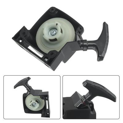 Garden Engine Pull Start Recoil Starter for TJ45 TJ45E Brushcutter and Lawn Mower Compatible with Kawasaki Models Black