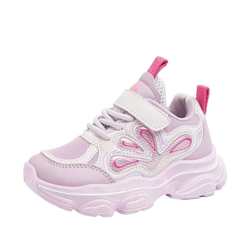 Kids Chunky Sneakers Girls Boys Breathable Mesh Running Shoes With
