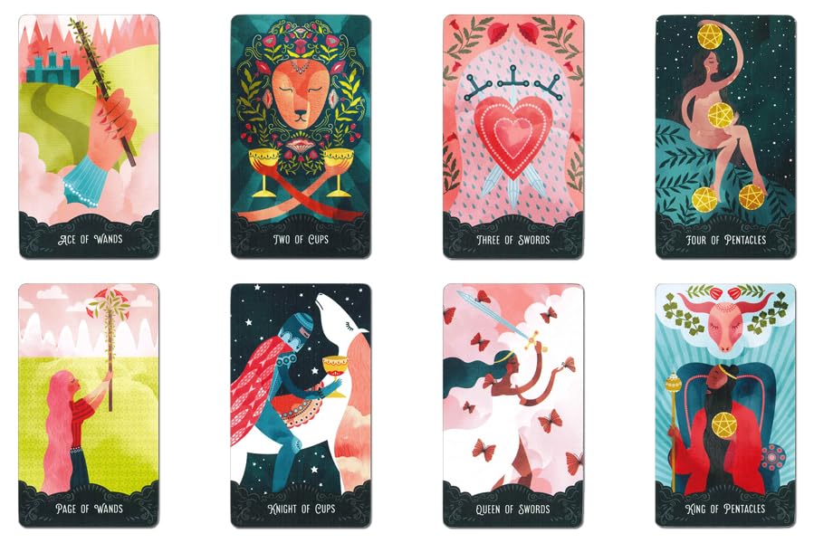 Nichiyu Waite Tarot Cards, 78 Cards for Fortune Telling [Authentic] [STAR MAIDEN TAROT] "The Tarot That Will Guide You To a World of Shining Stars