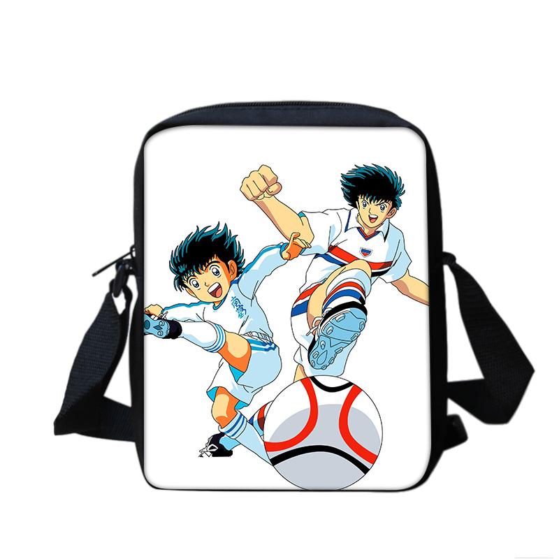 Captain Tsubasa  multifunctional large capacity shoulder bag, the perfect gift for boys and girls on school birthdays