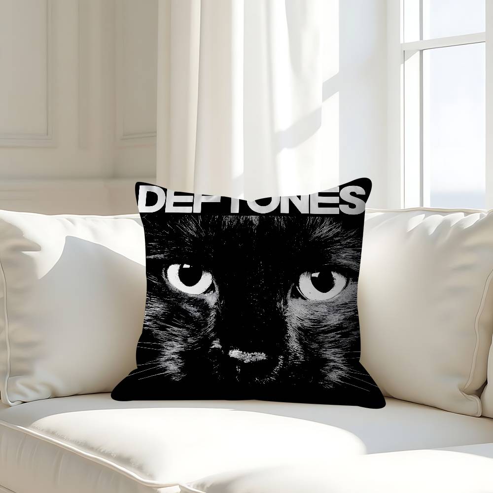 Deftones Music Pillow Cover Sofa Cushion Cover Home Room Decoration Children Gift