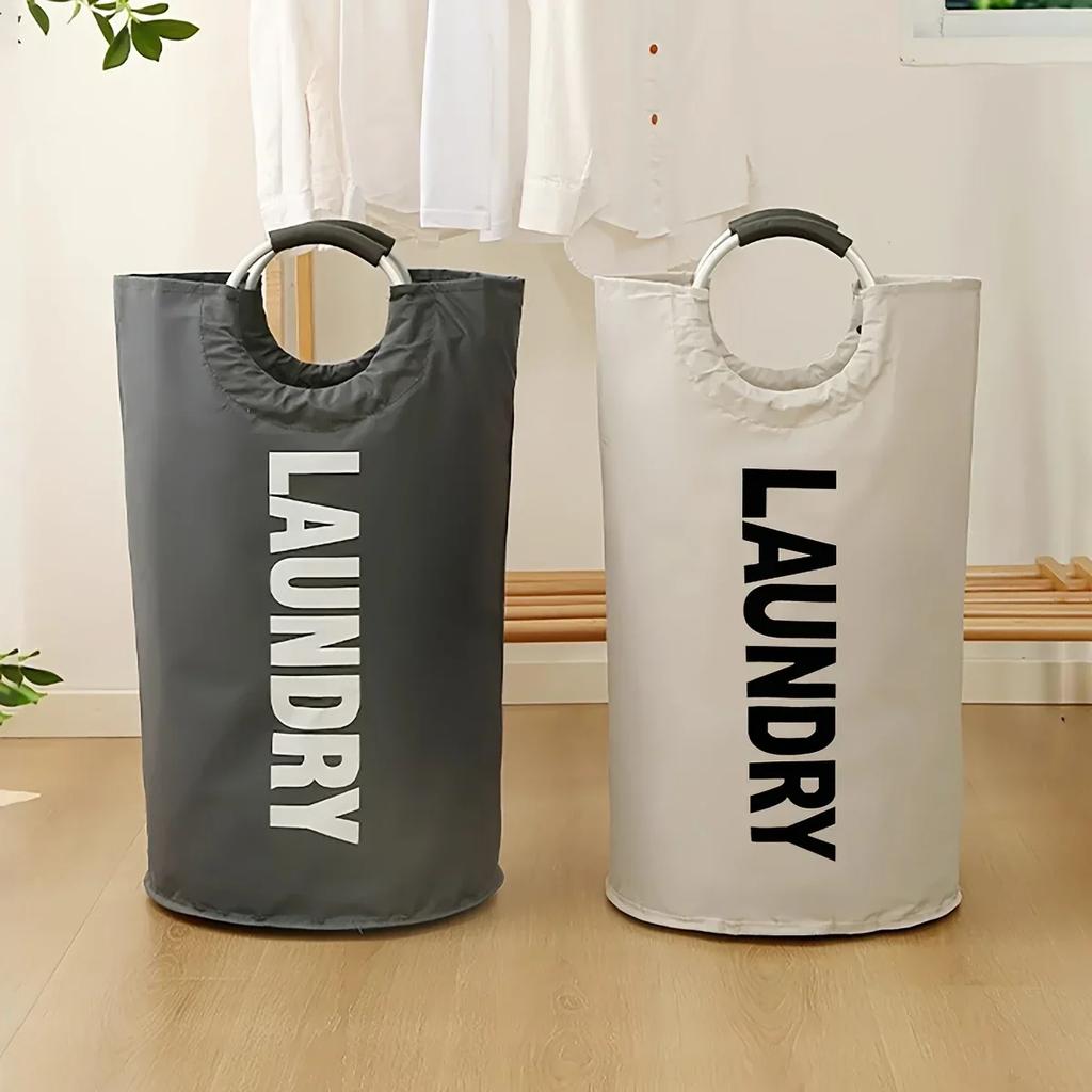 Large-capacity Dirty Clothes Storage Basket Storage Basket Foldable Laundry Bag for Laundry Room Space-saving Storage Organizer