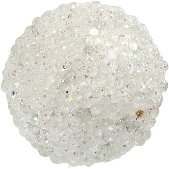 Creativ Company 504413, White, Polymousse, Christmas, 12 Pieces(s), 15mm