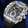 Mark Huafei Watch Men's Orca Series Quartz Watch Brand Counter Hollow Wine Bucket Luminous Waterproof Watch