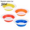 Heavy Duty Bait Basin Foldable Silicone Fishing Basin Collapsible Lure Bowl Easy Carry Holder Portable Mixing Bucket Container Outdoor Angling