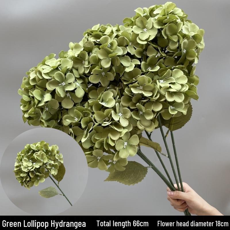 Large Silk Hydrangea Snowball Wedding Decoration Flower Arrangement
