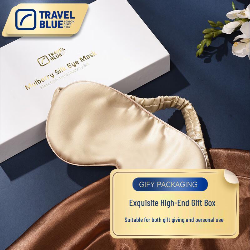 TRAVEL BLUE 100% Silk Sleep Eye Mask