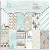 24 fogli Suoni di neve Natale Carta artigianale Fustelle Arte Sfondo Origami Scrapbooking Creazione di biglietti
