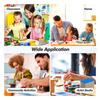 ABUL-50 Pcs Magnetic Painting Canvas Panel Magnetic Mini Canvas Boards Canvas Blank Canvases For Painting Art Gift DIY Decor