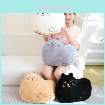 Dreamy Black Cat Pillow Plush Toy Cozy Cushion For Children Ideal Birthday Gift