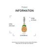 Avocado Cactus Onion Apple Watermelon Pineapple Copper Plated For Charms Copper Plated Original Bracelet For Jewelry Making