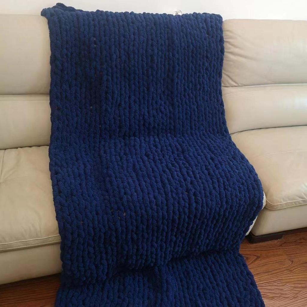 Ručně tkaná duhová deka z vlny s kočičím ocasem: Útulný, Nepouští vlákna, Odolný proti vyblednutí