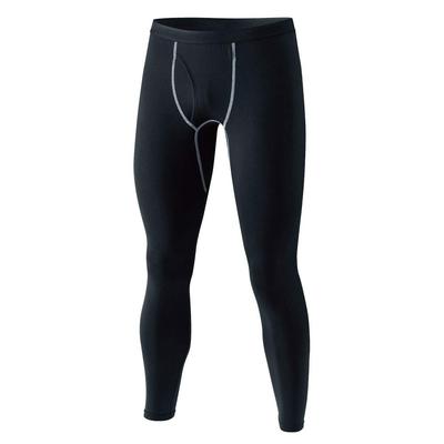 Otafuku Gloves Winter Inner Long Tights Retention Brushed Compression Open Front Sweat Absorbent Quick Drying Black L of [Heat Men's] JW-165 [Set 3]