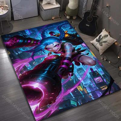 15 Größen A-Arcane Print Gamer Teppich für Wohnzimmer Schlafzimmer Sofa Fußmatte Dekor Sofatisch Bereichsteppich Rutschfeste Bodenmatte für Geschenke