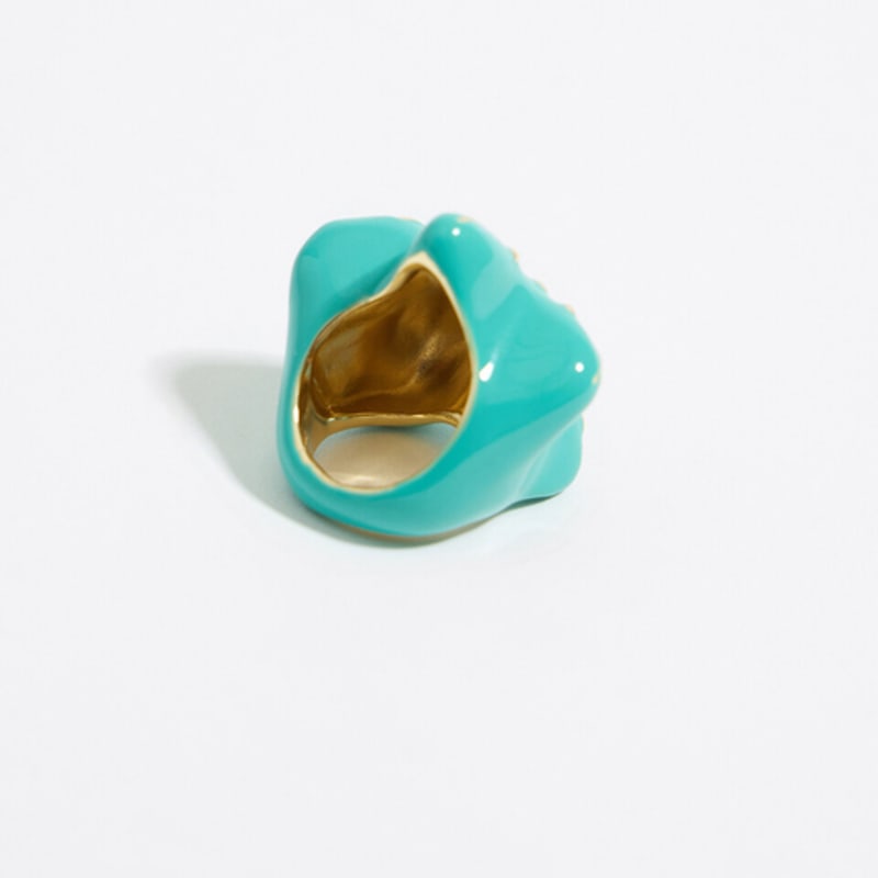 BIMBA Y LOLA Aquamarine Star Ring B245AIR013BLD