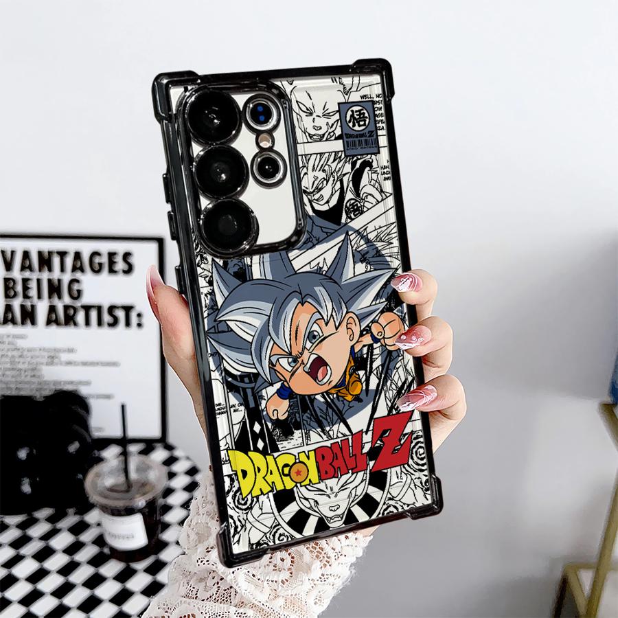 DBZ Dragon BALL Phone Case for Samsung Galaxy S21 Plus S20 FE S24 S22 Ultra S25 Edge S23 Clear Cover