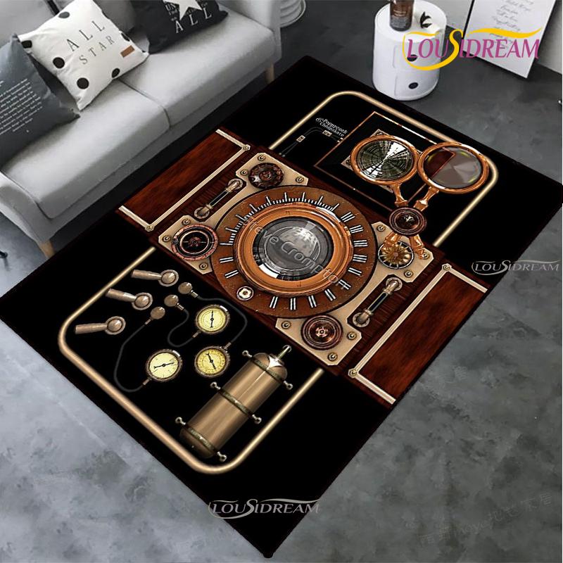 Vintage Camera carpet children play Rug living room bedroom Kitchen non-slip Mats Decor photography props birthday gift Alfombra