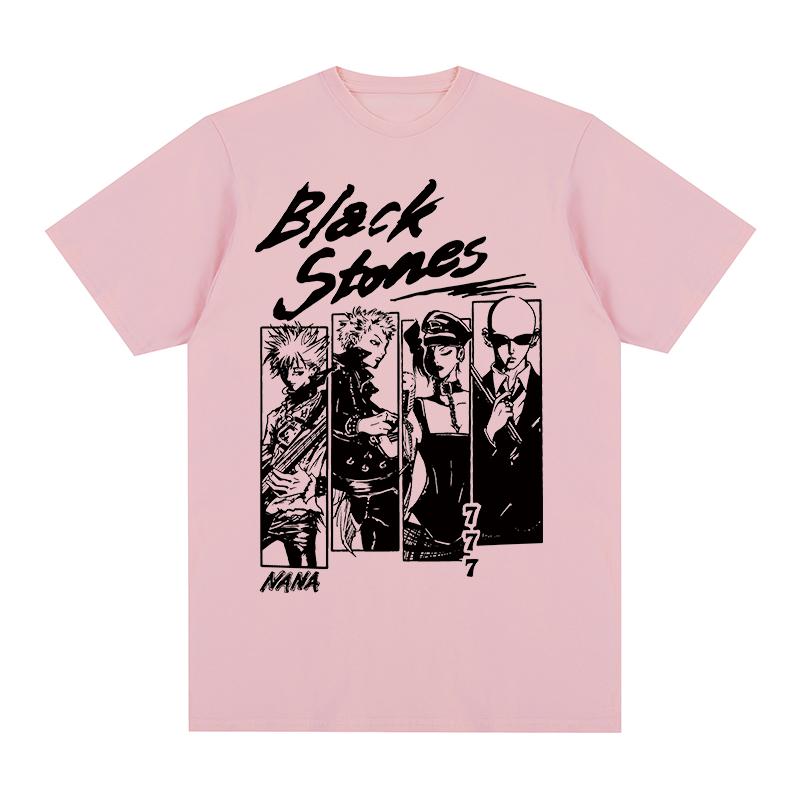 Black Stones NANA Vintage Tshirt Japanese Anime Kawaii Clothing Unique Graphic Cotton Unisex T shirt New TEE TSHIRT Womens tops