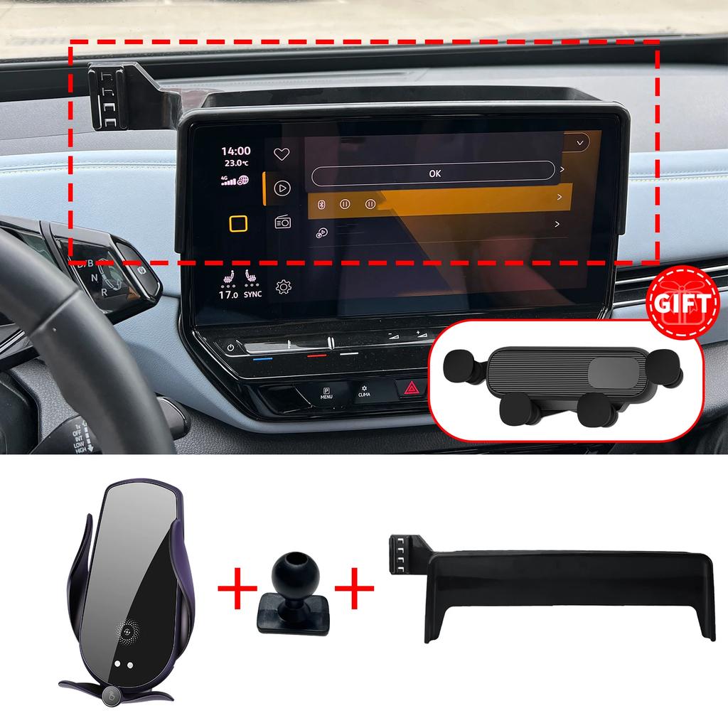 Pasuje do VW ID6 ID.6 2025 2025 2025 Uchwyt na telefon do nawigacji Montaż Spersonalizowane akcesoria samochodowe