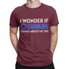 I Wonder If Chainlink Thinks About Me Too Crypto Cryptocurrency Link Graphic 100 Cotton Tshirt Chainlink Tops Tees For Unisex