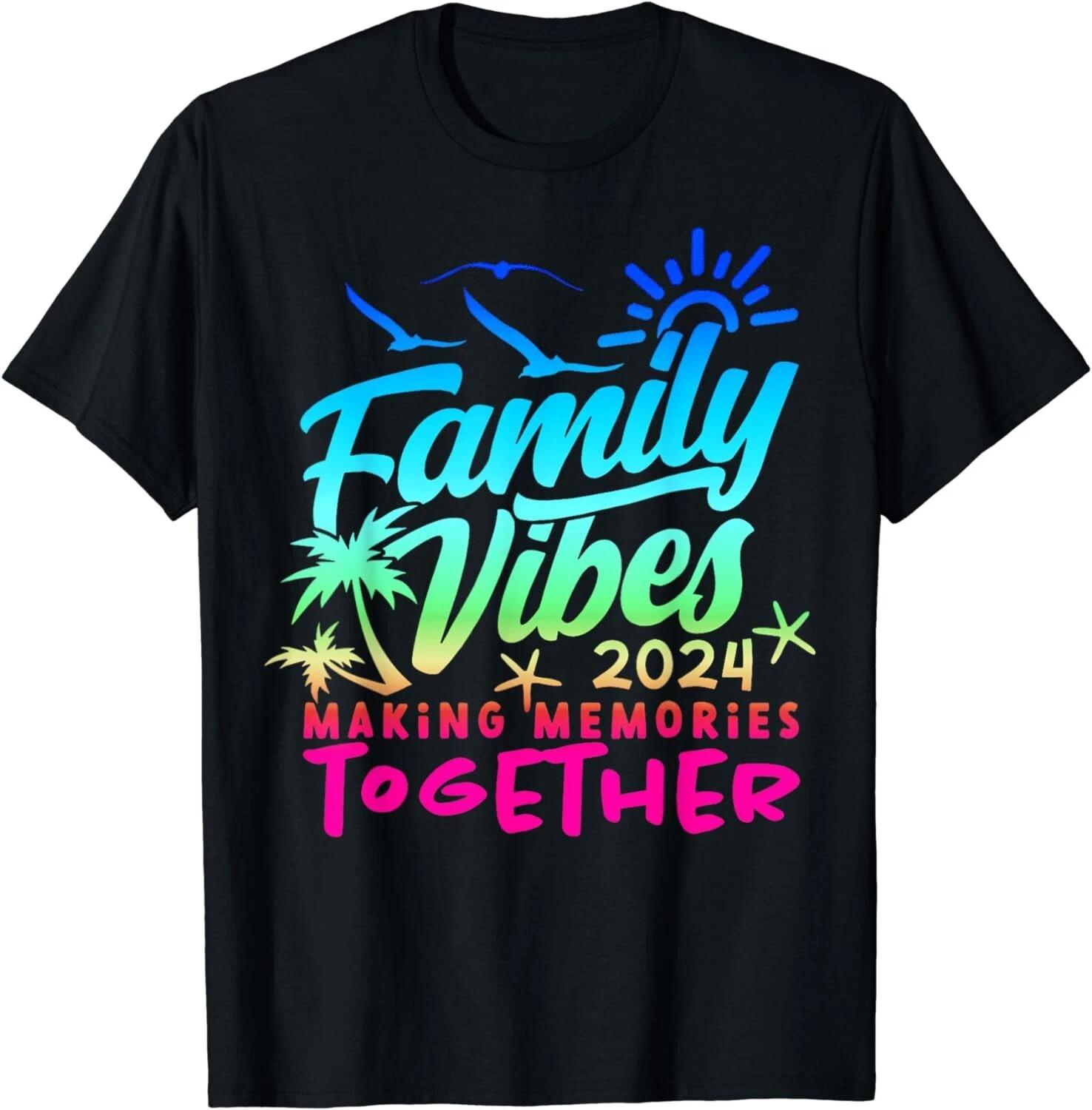 Family Vacation 2024 Beach Matching Family Summer Vacation Gift Unisex T-Shirt 3XL