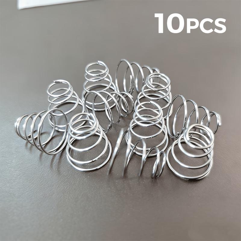 2/5/10Pcs Stainless Steel Usb Humidifier Replacement Springs, Atomizer Diffuser Compatible Small Spring Spares, General