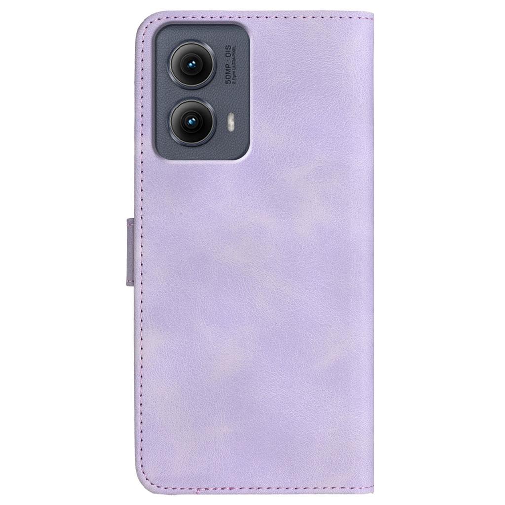 YX0030 For Motorola Edge (2024) 5G Case Card Slots Wallet Leather Phone Cover