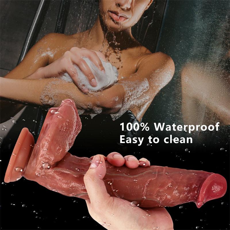 Female Real Feeling Dildo Manual Dummy Man Female Appliance Large Dildo Stimulating G-Spot