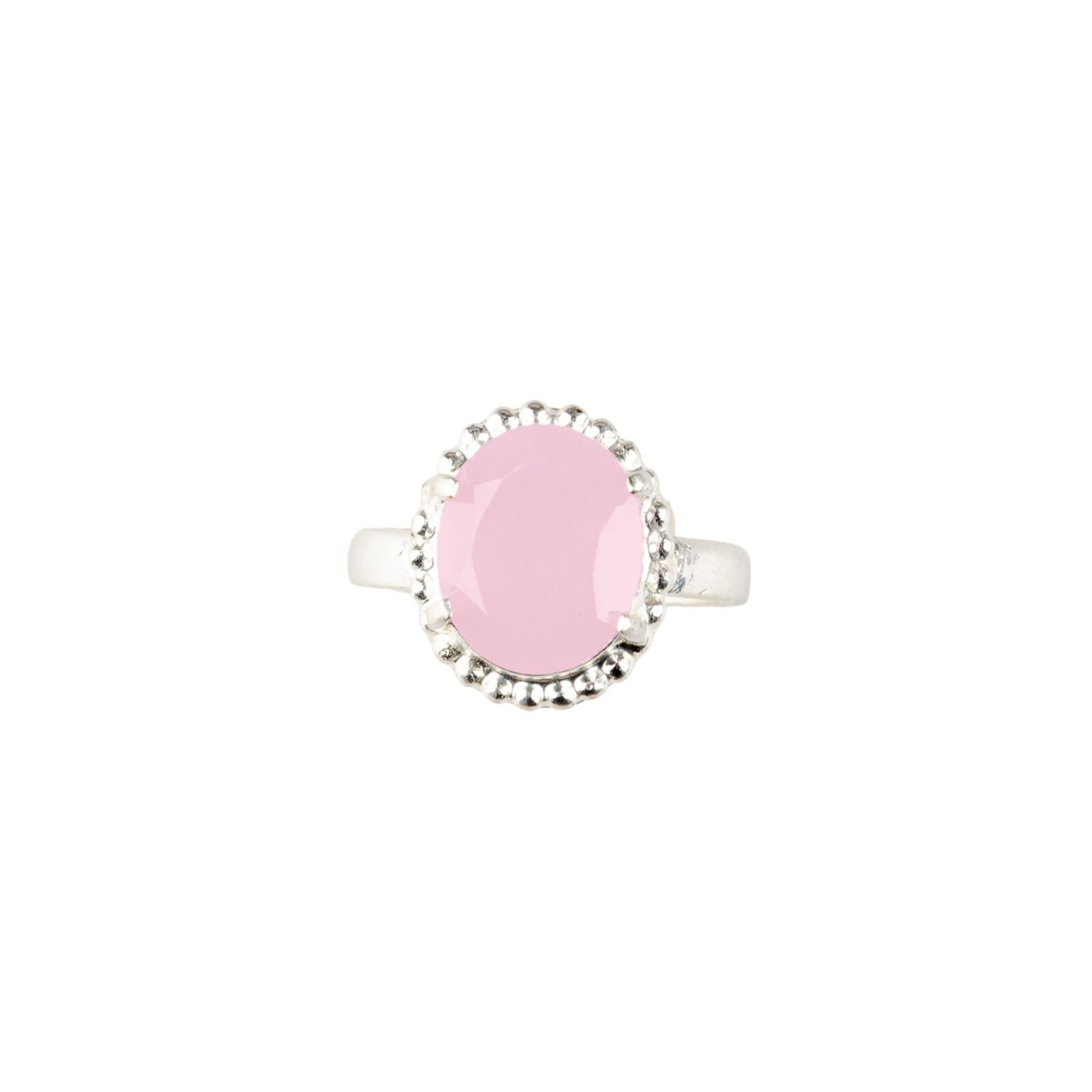 

Rose Chalcedony Gemstone 925 Sterling Silver Jewelry Ring For Mother s Day Gift RR-28-18 13