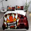 Geometry Dash Beding Sets Warm Comforter Quilt Bed Cover Soft Duvet Cover Pilow Case Sets Children Kids Adult People Sized Dimensions