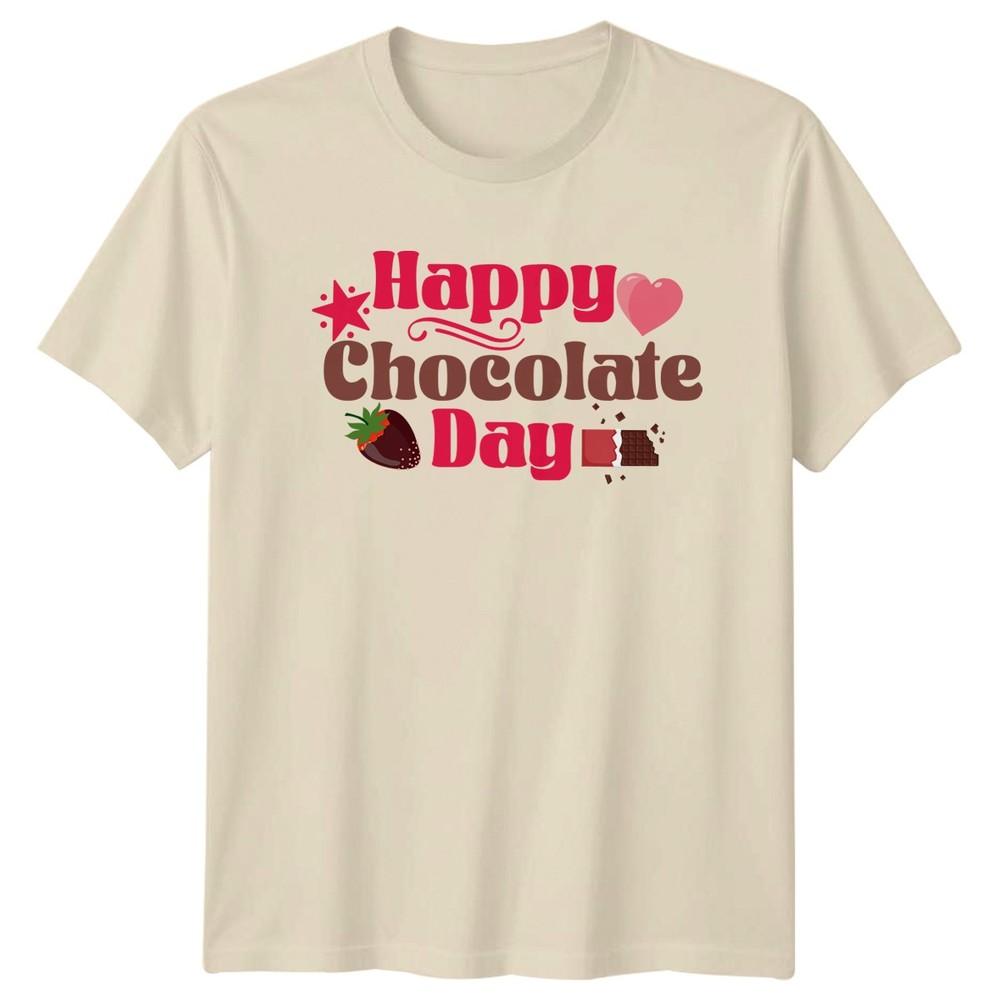 Happy Chocolate Day TShirt Valentines Chocolate Lover Holiday Valentines Day