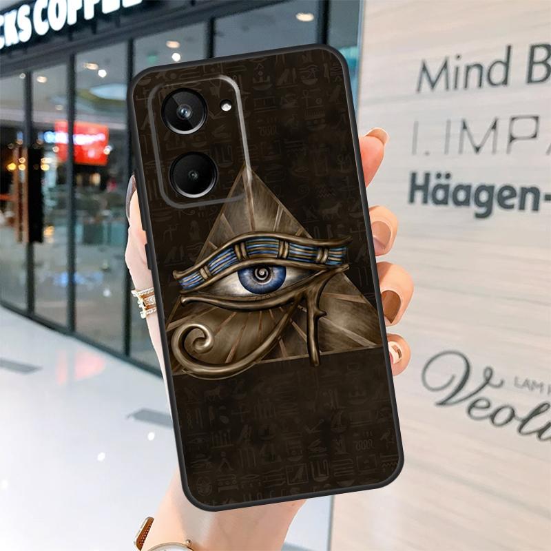 Egyptian Eye of Horus Art Case For Realme 15 Pro 12 11 13 14 Pro Plus GT6 GT7 C55 C51 C53 C25 C63 C61 C65 C67 C71 C75